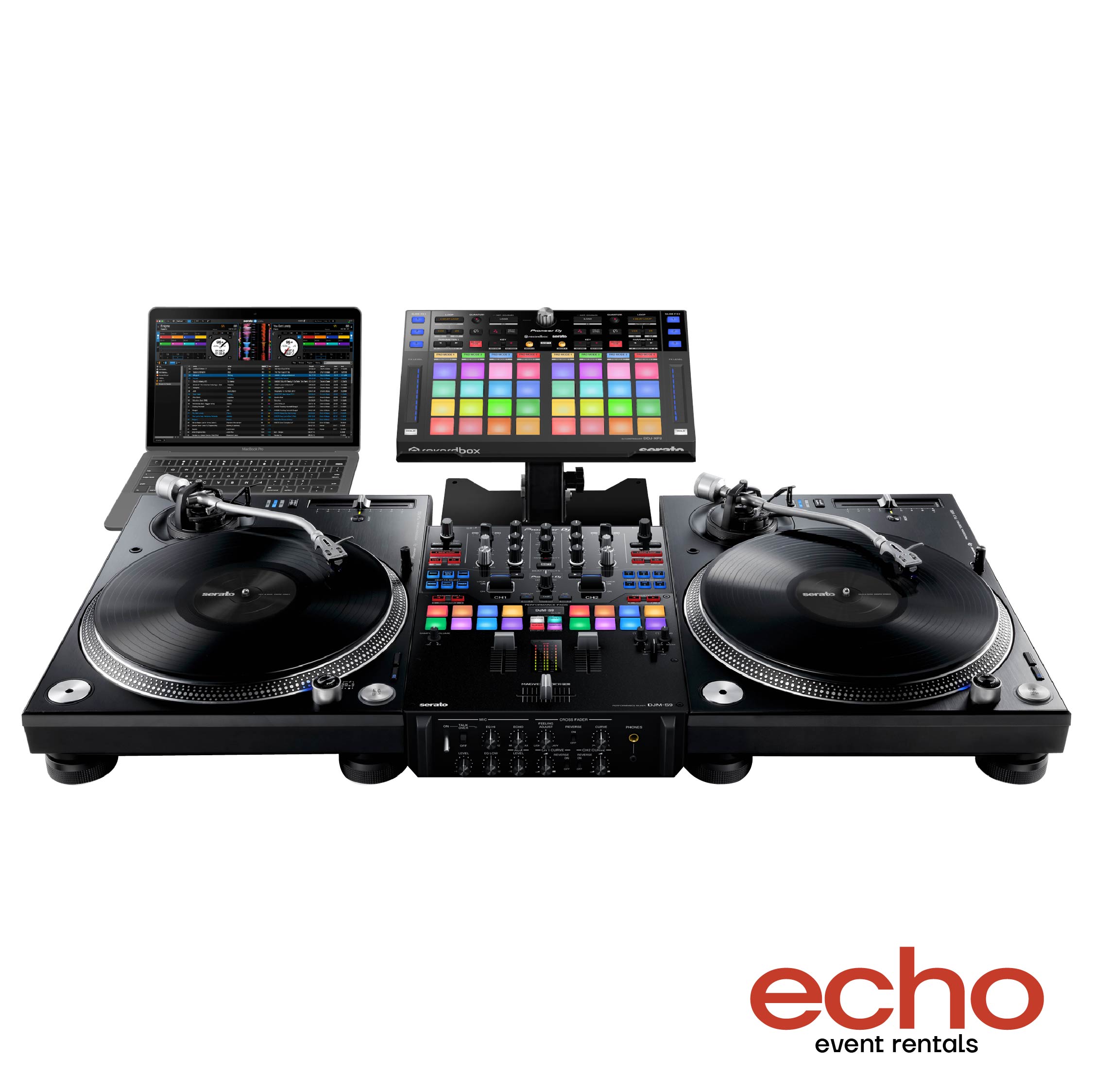 Hybrid CDJ and turntable DJ rental in Dubai