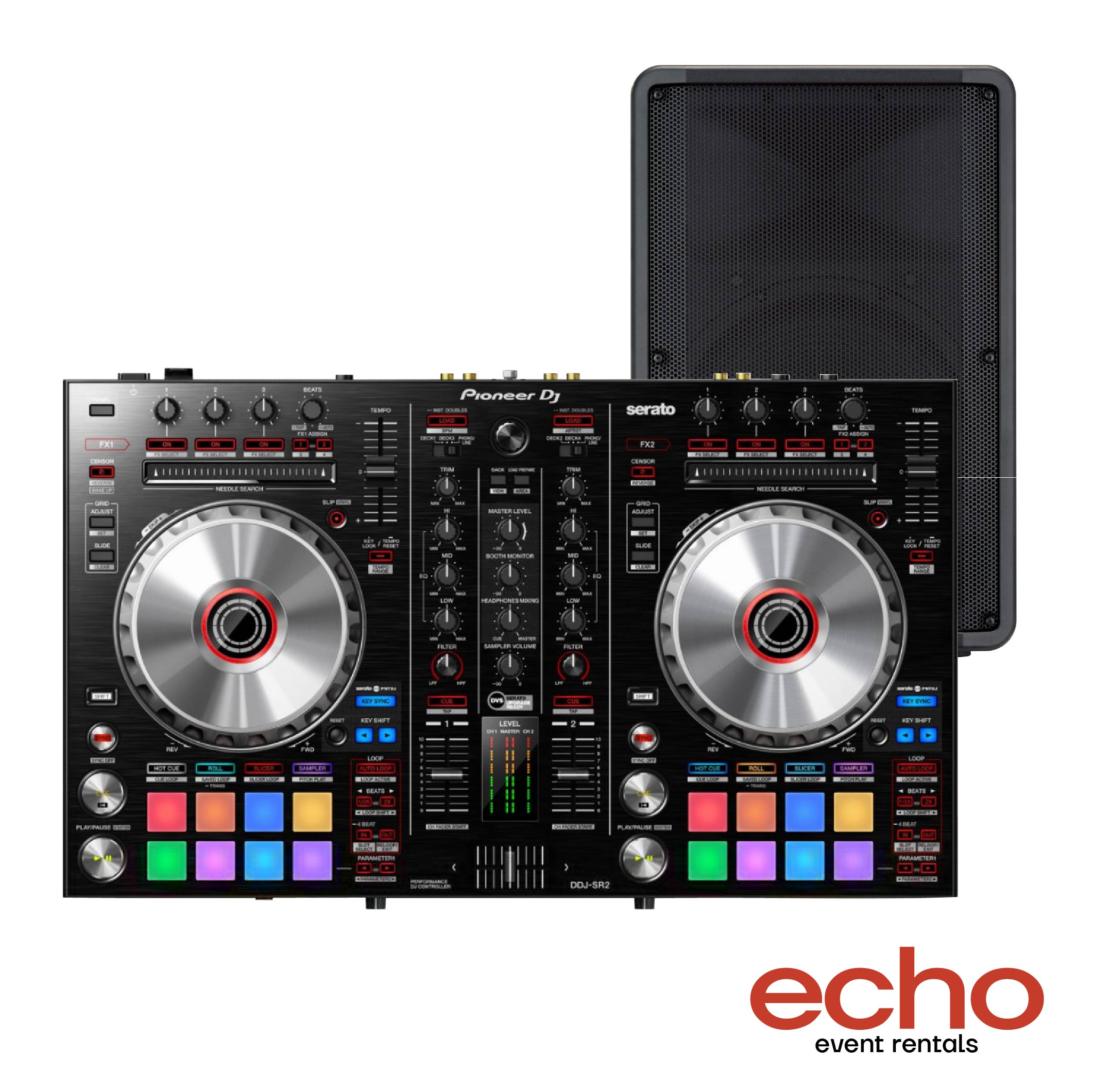 Mobile DJ controller rental setup in Dubai