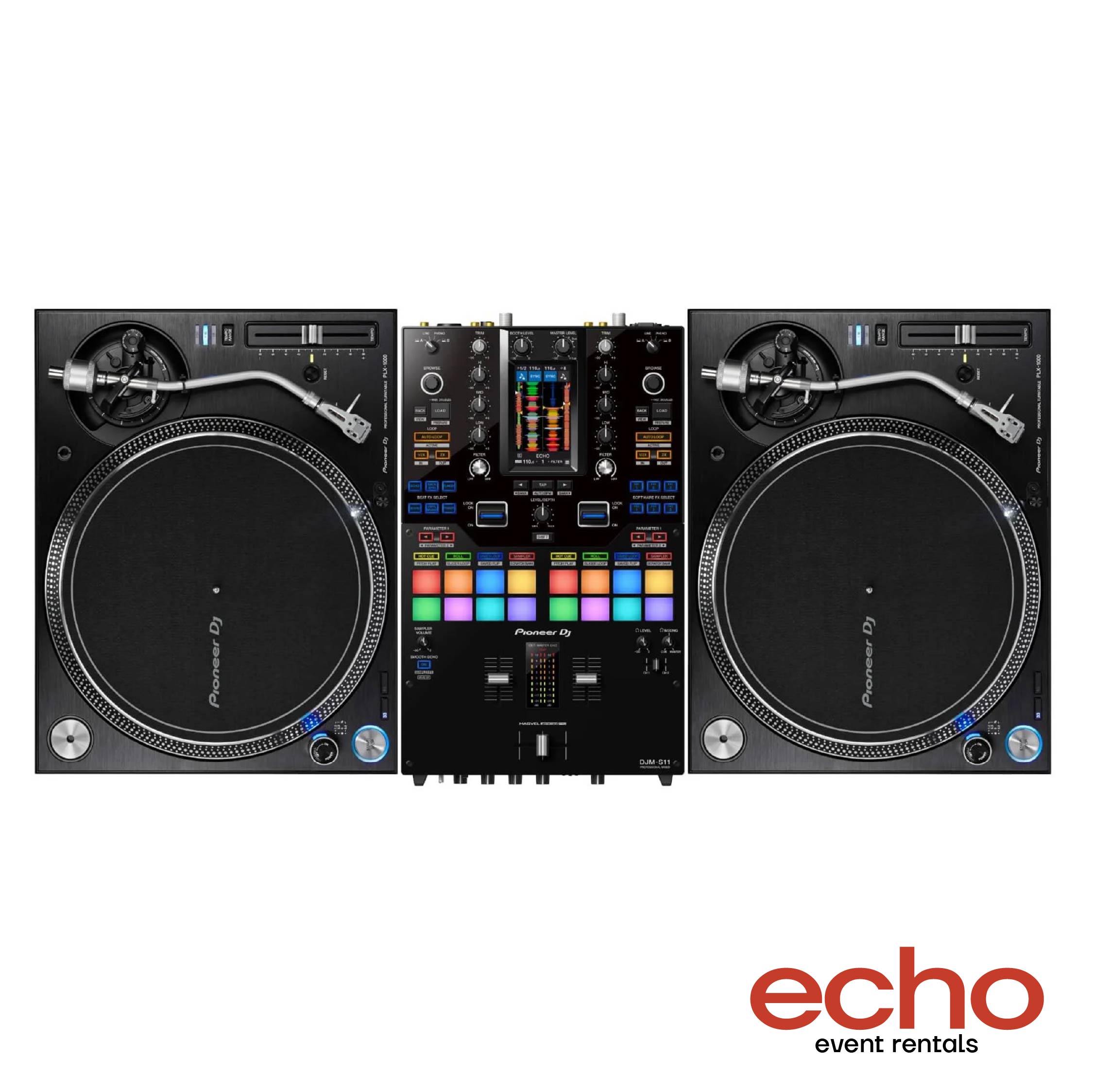 Vinyl turntable and DJ mixer rental in Dubai