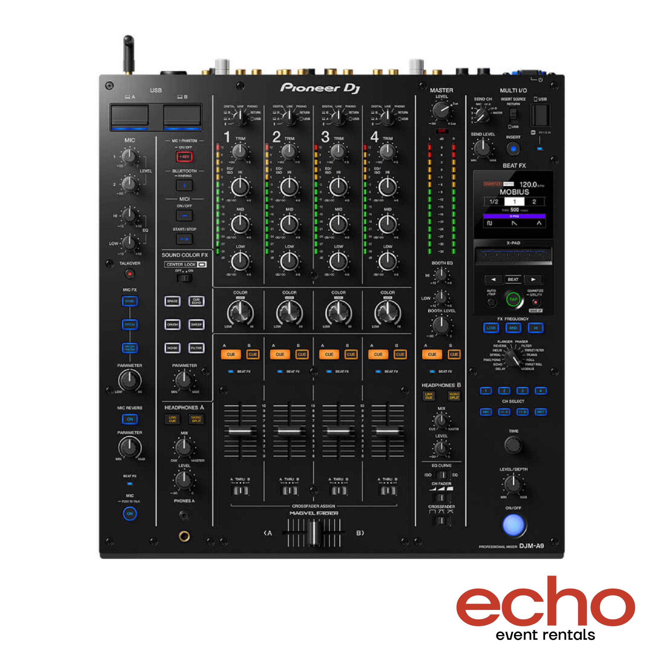 Pioneer DJM-A9 rental in Dubai