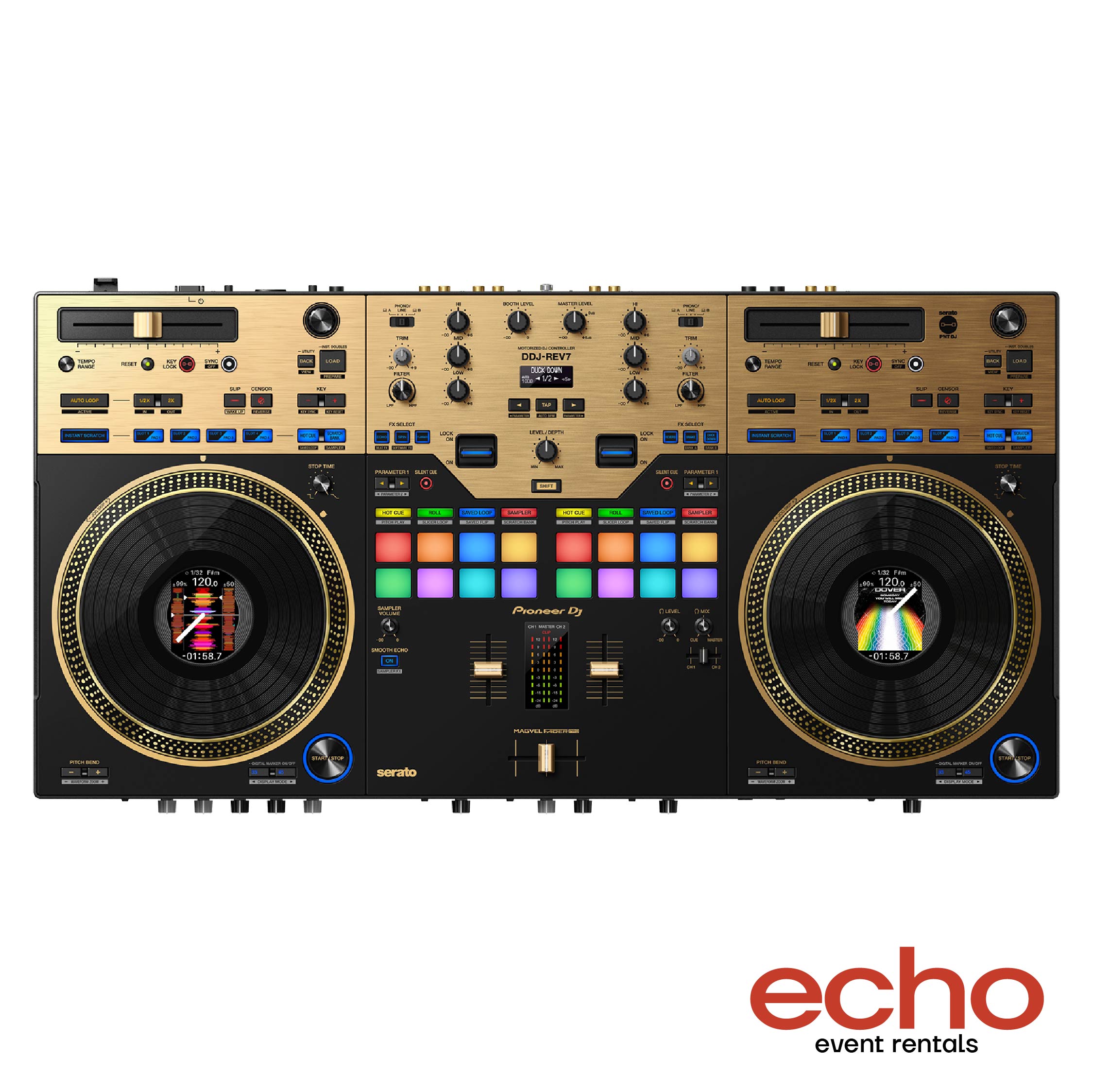 Pioneer DDJ-REV7 Gold rental in Dubai