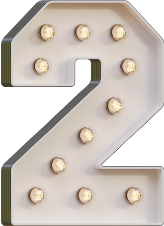 Marquee Letter 2 Light-Up LED Rental Dubai