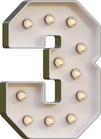 Marquee Letter 3 Light-Up LED Rental Dubai