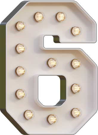 Marquee Letter 6 Light-Up LED Rental Dubai