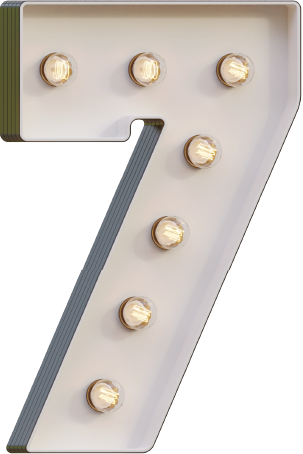 Marquee Letter 7 Light-Up LED Rental Dubai