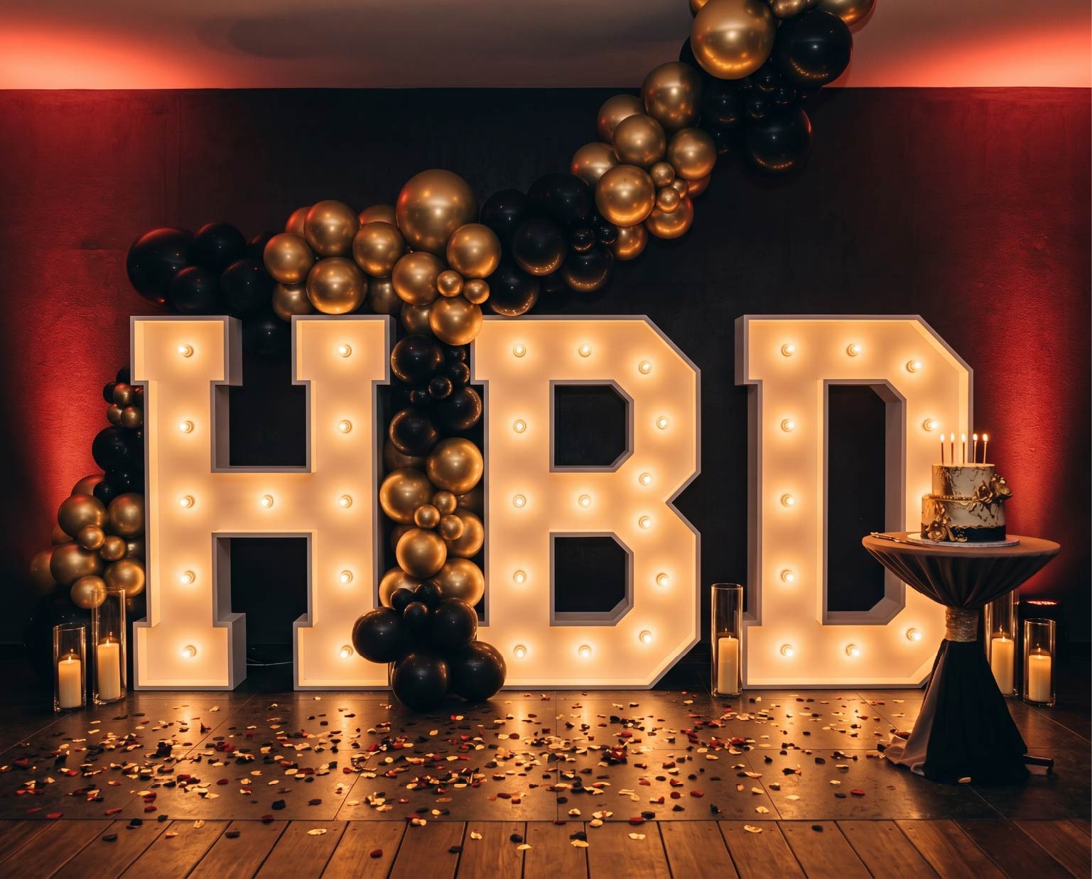 HBD Marquee Letter Bundle