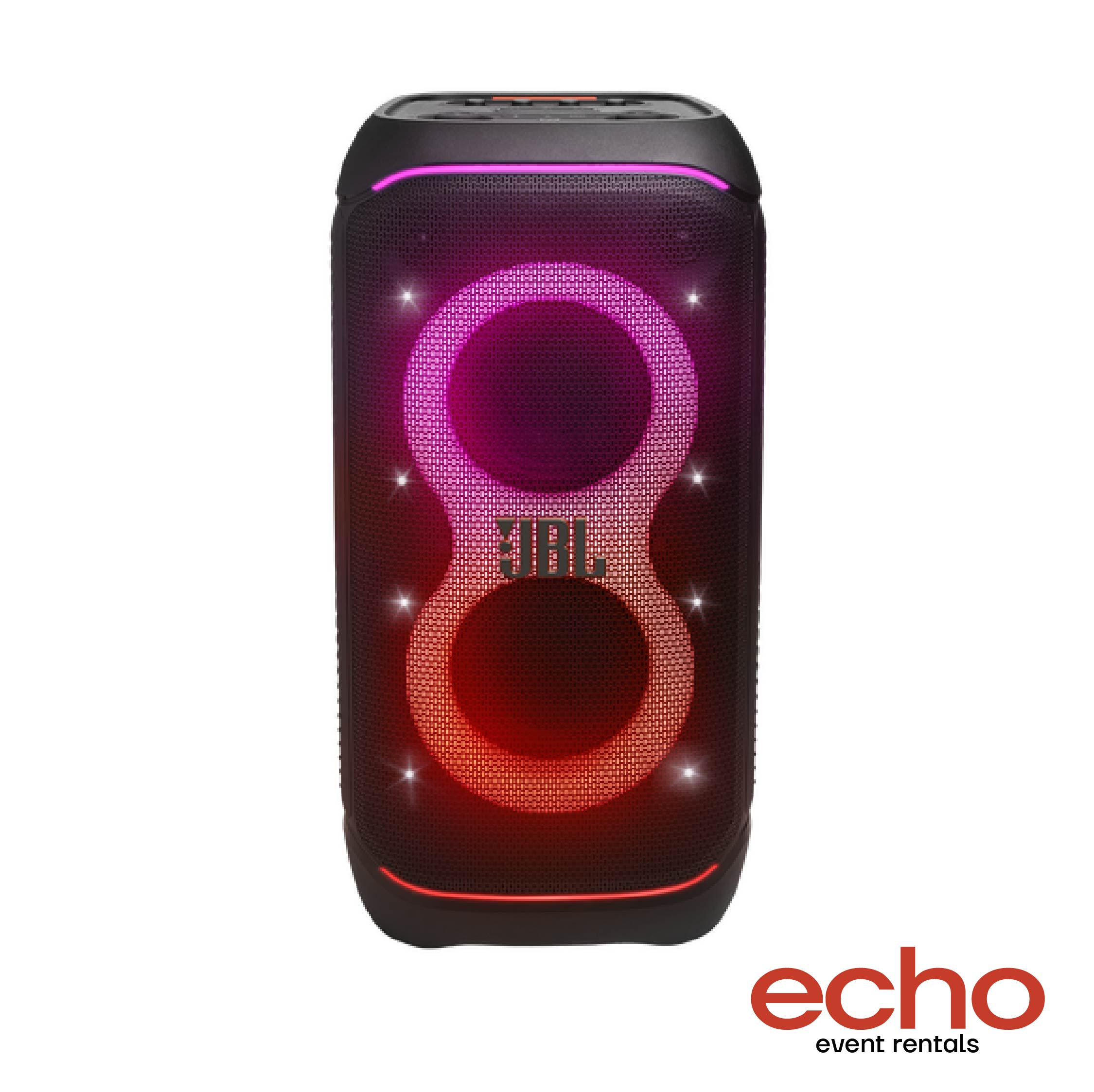 JBL PartyBox Stage 320 speaker rental in Dubai